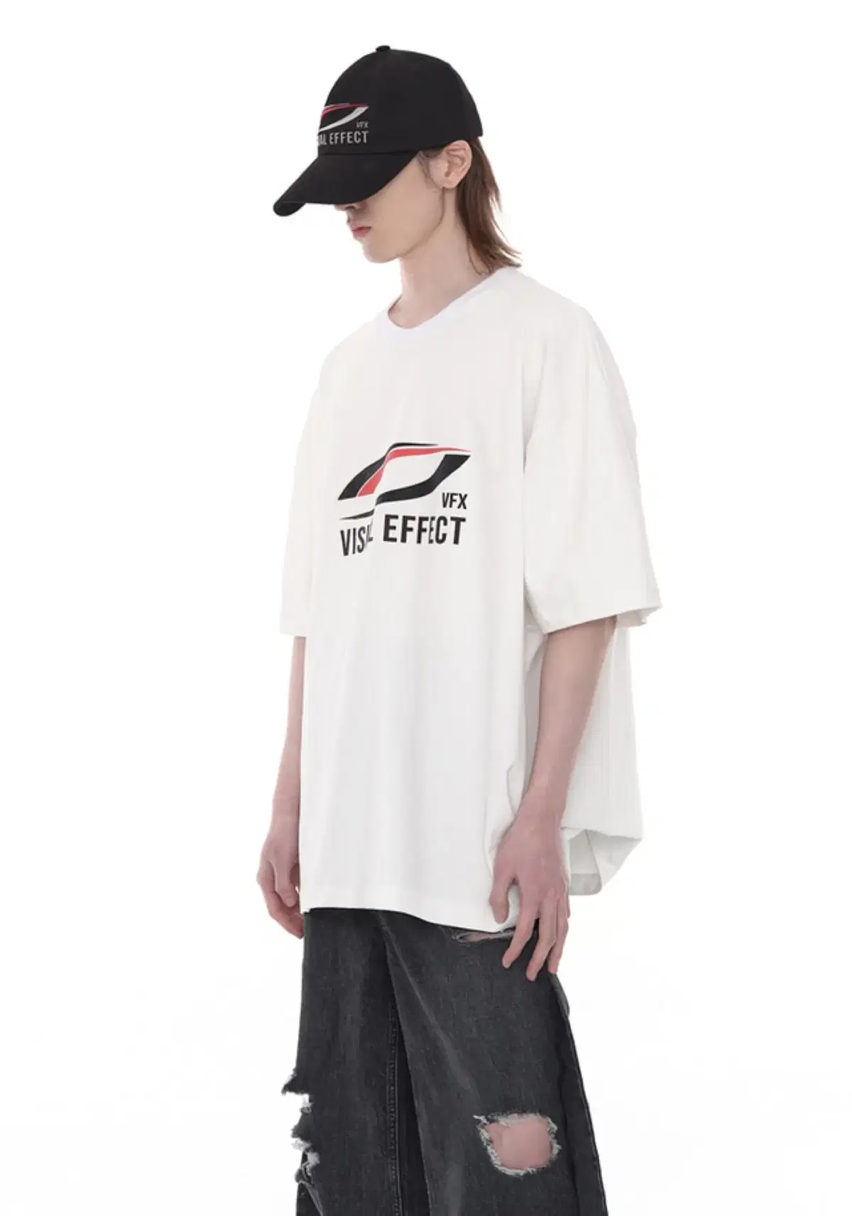 CSC CIVISION VFX T-SHIRT WHITE 1사이즈